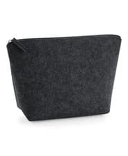Image of Personalised Custom BagBase Felt Accessory Bag Ladies Cosmetics Make Up Pouch