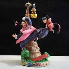 Image of Dragon Ball Goku vs Tao Pai Pai 28cm Figurine Anime Statue – Karin Tower Model