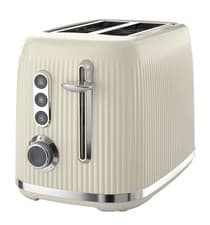 Image of Breville Bold 2 Slice Toaster with High-Lift & Wide Slots | Cream & Silver Ch...