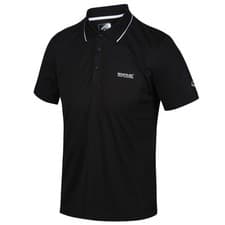 Image of Regatta Mens Maverick V Active Polo Shirt Quick Dry Moisture Wicking Summer