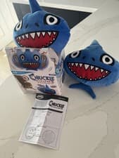 Image of ** Please Read Description ** JML Chuckle Chums Shark Interactive Dog Toy X 2