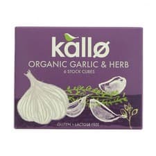 Image of Kallo | Garlic & Herb Stock Cubes - organic | 1 x 66g