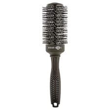 Image of Head Jog Light 128 48mm Radial Hair Brush Brush, Black Cushion Thermal Coated...