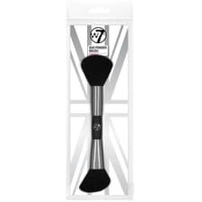 Image of W7 Duo Powder Brush - Foundation MakeUp Loose Blusher Bronzer Large Professional