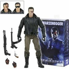 Image of NECA Terminator T-800 Police Station Assault Ultimate 7'' Action Figure Doll NIB