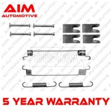 Image of Brake Shoes Fitting Kit Rear Aim Fits Corsa Adam Grande Punto Panda 77363848