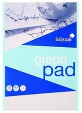Image of 1 x Silvine Graph Pad , A4, 1-5-10mm, 50 Sheets