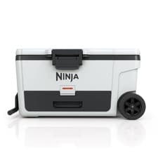 Image of Ninja FrostVault 65QT/61L Wheeled Cooler Dry Zone Grey / White Refurbished