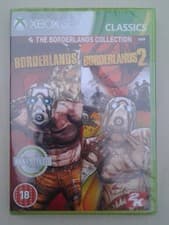 Image of Xbox 360 Game The Borderlands Collection Borderlands 1 & 2 New Unopened