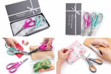 Image of Multipurpose Scissors Set 3 Pack Stainless Steel Kitchen Office Craft Scissors