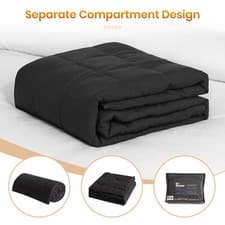 Image of Gravity Weighted Blanket Super Soft Thick for Anxiety Relief Deep Sleep Heavy