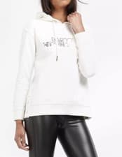 Image of Authentic Barbour Copello Hoodie White 100% Cotton Sz 10 BNWT RRP £245