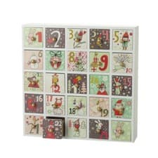 Image of Heaven Sends Wooden Christmas Advent Calendar -Free standing Christmas Countdown