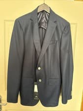 Image of Hugo Boss Radar Blazer 38R – Reda Wool – Dark Blue – Brand New With Tags