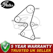 Image of Gates Timing Cam Belt Fits Citroen Peugeot Ford Vauxhall DS Opel Toyota