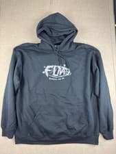 Image of Lucki Hoodie Men XL Black Flawless Like Me Graphic Rap Tour Pullover