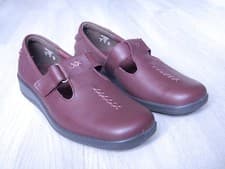 Image of Hotter Sunset STD Ladies Comfort Sandals Burgundy Size 6 / 39 NEW