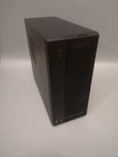 Image of Micro ATX PC Case Small Form Factor SFF Tower – New – Black with Screws