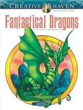 Image of Creative Haven Fantastical Dragons Coloring Book