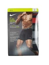 Image of 3 Pack Nike Mens Boxers Flex Micro Briefs Trunks Dri-Fit Underwear - Size XL
