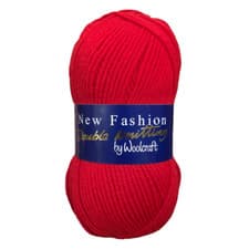 Image of Woolcraft DK Wool Yarn New Fashion Double Knit Knitting & Crochet PACKS OF FIVE