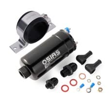 Image of OSIAS EFI 380LH 1000HP Fuel Pump + Silver Bracket E85 Compliant Bosch 044 style