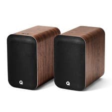 Image of Q Acoustics M20 Bluetooth Wireless Speaker System Pair 130W Walnut OPEN BOX