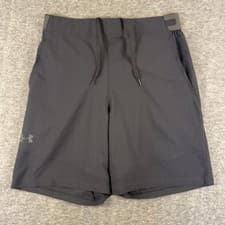 Image of Under Armour Shorts Mens Large Black Athletic 7 Inch Inseam Running Training Gym
