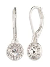 Image of Lauren Ralph Lauren Silver Tone Crystal Pave Drop Earrings was £45