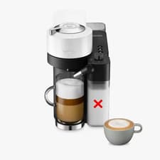 Image of DeLonghi Nespresso Coffee Machine Vertuo Lattissima White. No Frother. FREE PODS