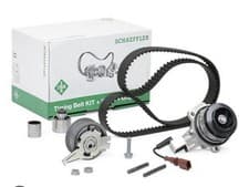 Image of VW AUDI SEAT SKODA GENUINE INA 530065030 WATER PUMP & TIMING BELT KIT Uk Stock