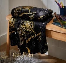 Image of Harry Potter Fleece Throw Blanket Super Soft Warm Cosy Home Christmas Gift