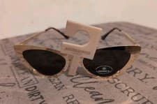 Image of Accessorize Metal Cat Eye Cat 3 Sunglasses
