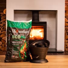 Image of Ecoal Smokeless Coal Homefire Fuel Long Burn Low Smoke Open Fire Multifuel 10 kg