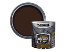 Image of Dark Oak Decking Stain Ronseal Ultimate Protection 2.5 litre Slip Resistant
