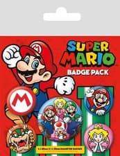 Image of Super Mario (Mario) Badge Pack