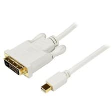 Image of StarTech MDP2DVIMM6W 6ft Mini DisplayPort to DVI Adapter Converter Cable