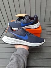 Image of Nike Revolution 6 NN Dark Obsidian/Hyper Royal Trainers Men's Size 9.5 (UK) BNIB