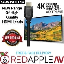 Image of SANUS 4m / 5m / 7m 4K 60Hz In-Wall Premium High Speed HDMI Cable
