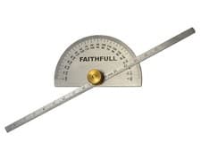 Image of Faithfull - Depth Gauge with Protractor 150mm (6in)