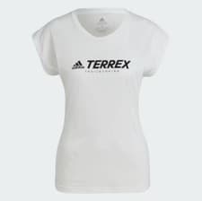 Image of ADIDAS Women's White Terrex Trail Functional Tee RRP £30