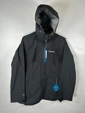 Image of Berghaus Deluge Pro Women’s Waterproof Jacket Black / Uk 10 - RRP £159.99
