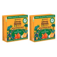 Image of 2-pack Garnier Ultimate Blends Kids 2-In-1 Shampoo Bar Apricot & Cotton Flower