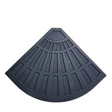 Image of 1 Piece 14kg Black Hanging Banana Cantilever Garden Parasol Base Weight