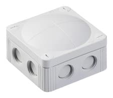 Image of Wiska Combi Junction Box Grey 308 85x85x51mm No Terminals 10060400 LG