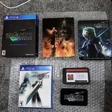 Image of Sony PlayStation 4 Final Fantasy VII Remake Deluxe Edition With Keycard Bonus!
