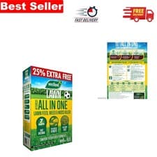 Image of Aftercut All In One Lawn Feed - 80m² Plus 25% Extra, Rapid Green & Weed Control