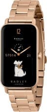 Image of RADLEY Womens Series 21 Smart Watch with Stainless Steel Lozenge Pale Gold Plat