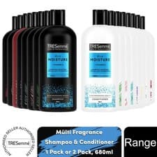 Image of TRESemme Shampoo or Conditioner for All Hair Types - 1 or 2 Pack, 680ml Each