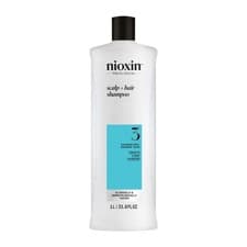 Image of Nioxin System 3 Scalp + Hair Shampoo - Hair Thickening Shampoo For Coloured, Dry